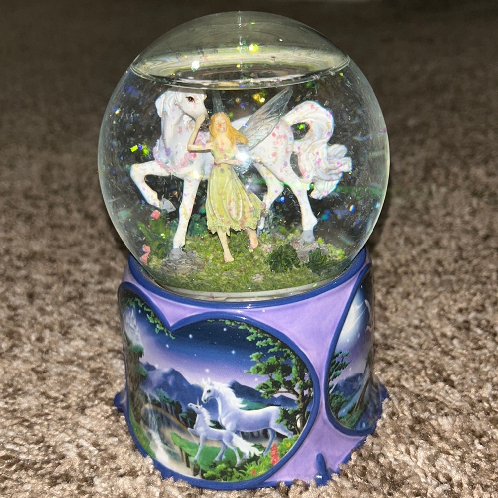 Unicorn Fairy Snow Globe